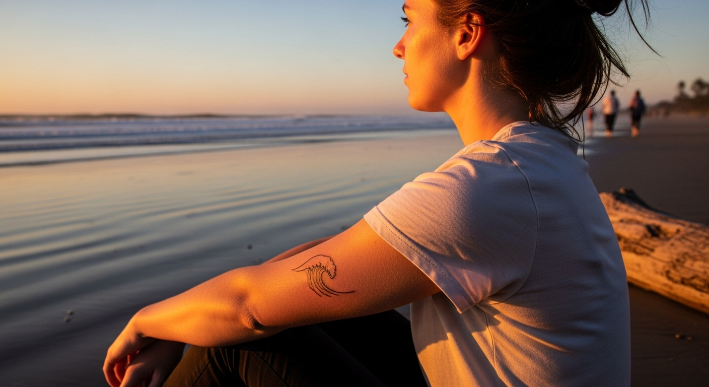 Tatuaż z falą – znaczenie