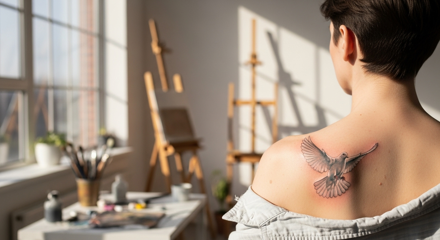 Tatuaż z gołębiem – znaczenie
