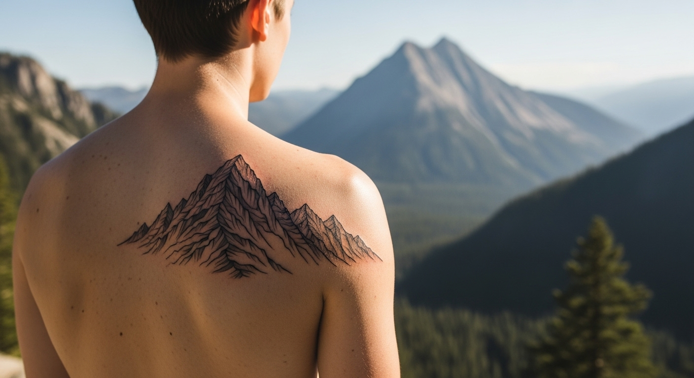 Tatuaż z górami – znaczenie