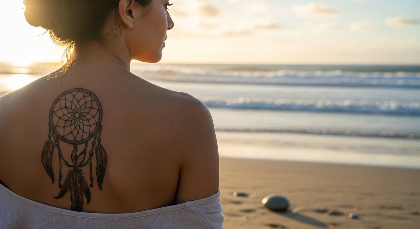 Tatuaż z łapaczem snów – znaczenie