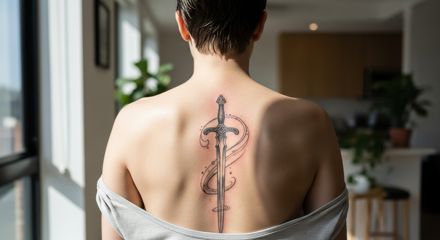 Tatuaż z mieczem – znaczenie