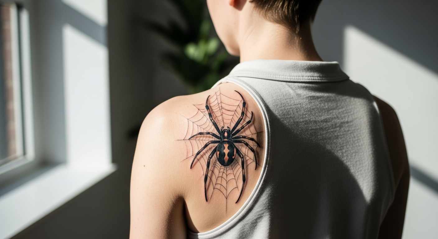Tatuaż z pająkiem – znaczenie