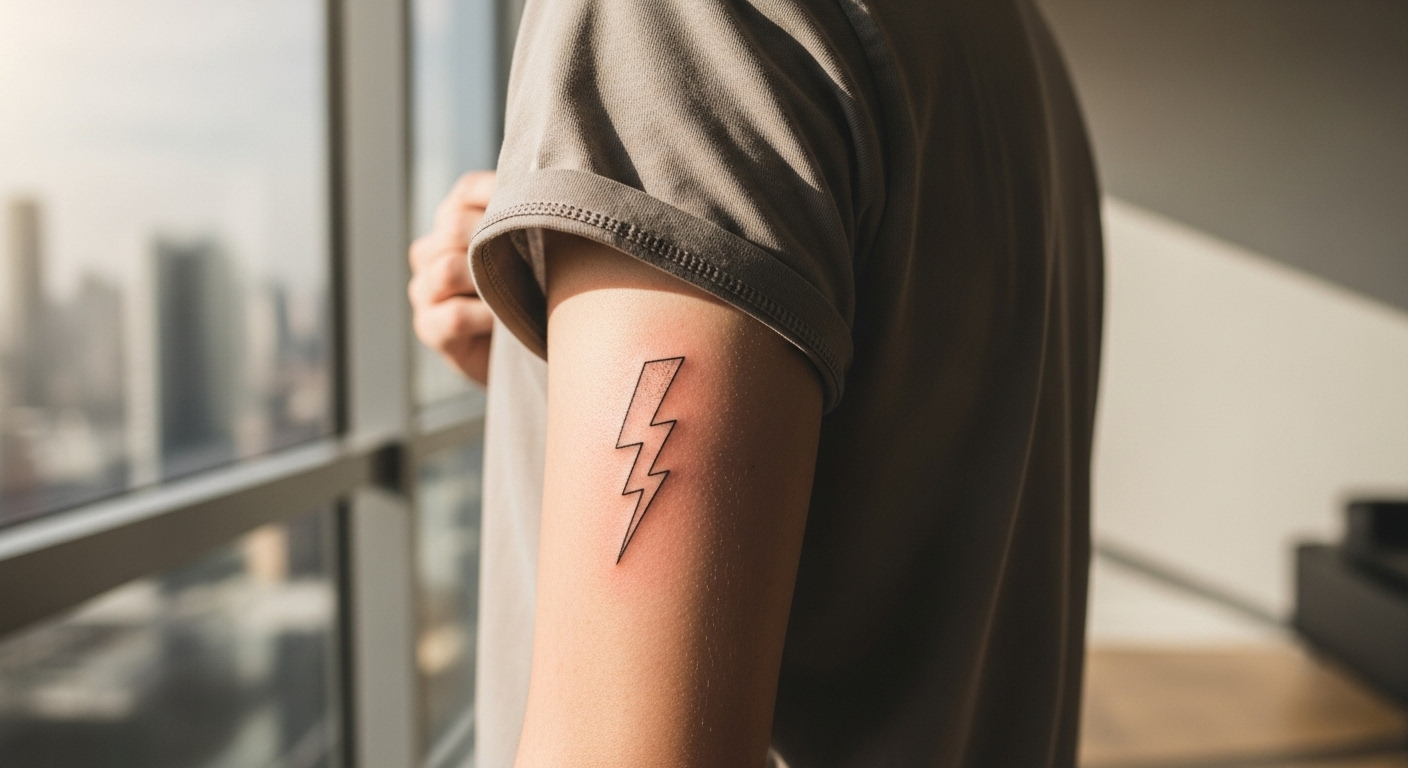 Tatuaż z piorunem – znaczenie