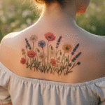 Tatuaż z polnymi kwiatami – znaczenie