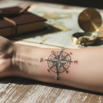 Tatuaż z różą wiatrów – znaczenie