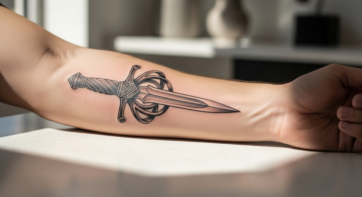 Tatuaż ze sztyletem – znaczenie